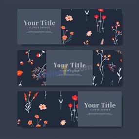 植物花卉主题banner设计